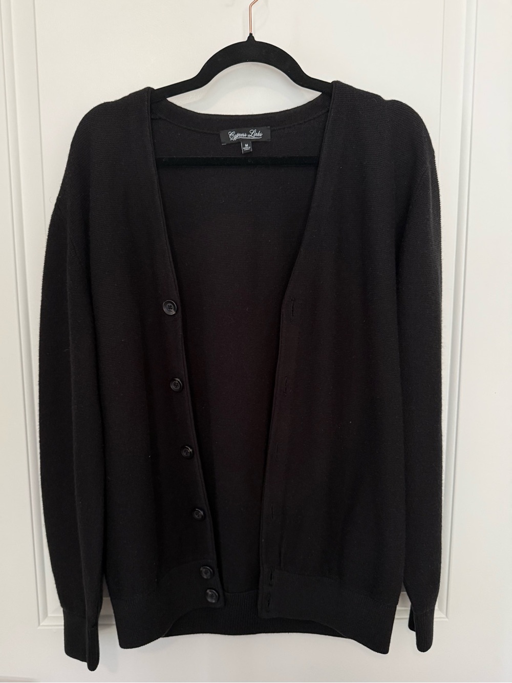 Men’s Vintage Cypress Links Button Cardigan Sweater